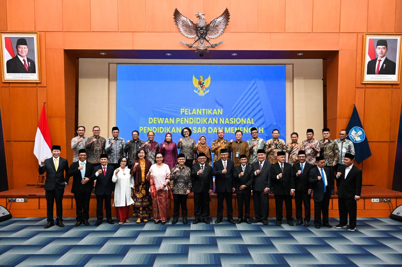 Melalui Keputusan Menteri Pendidikan Dasar dan Menengah Nomor 57 Tahun 2026, Kemendikdasmen Bentuk Dewan Pendidikan Nasional Periode 2026–2031